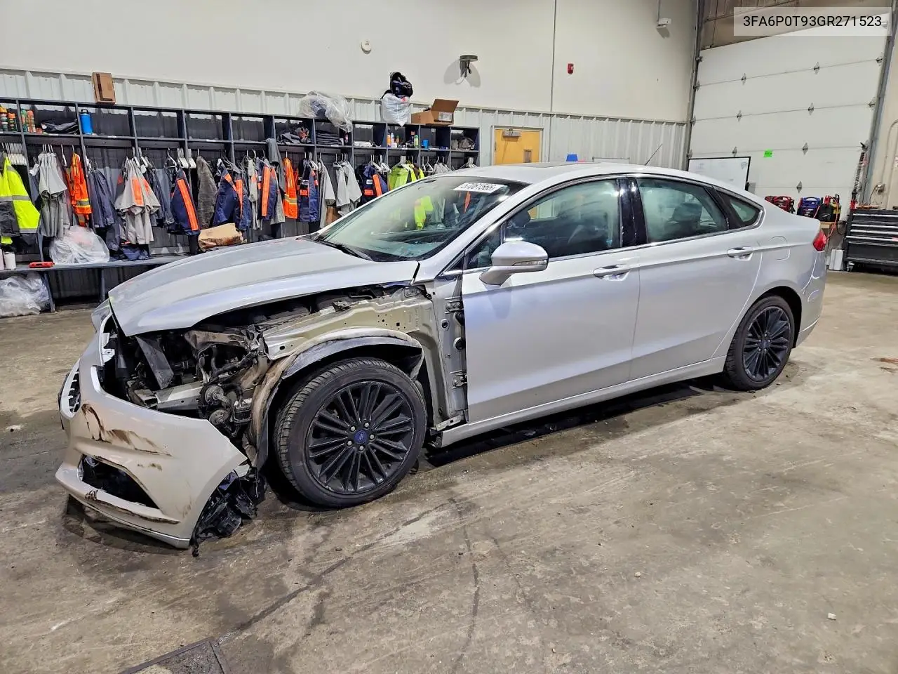 2016 Ford Fusion Se VIN: 3FA6P0T93GR271523 Lot: 57061566
