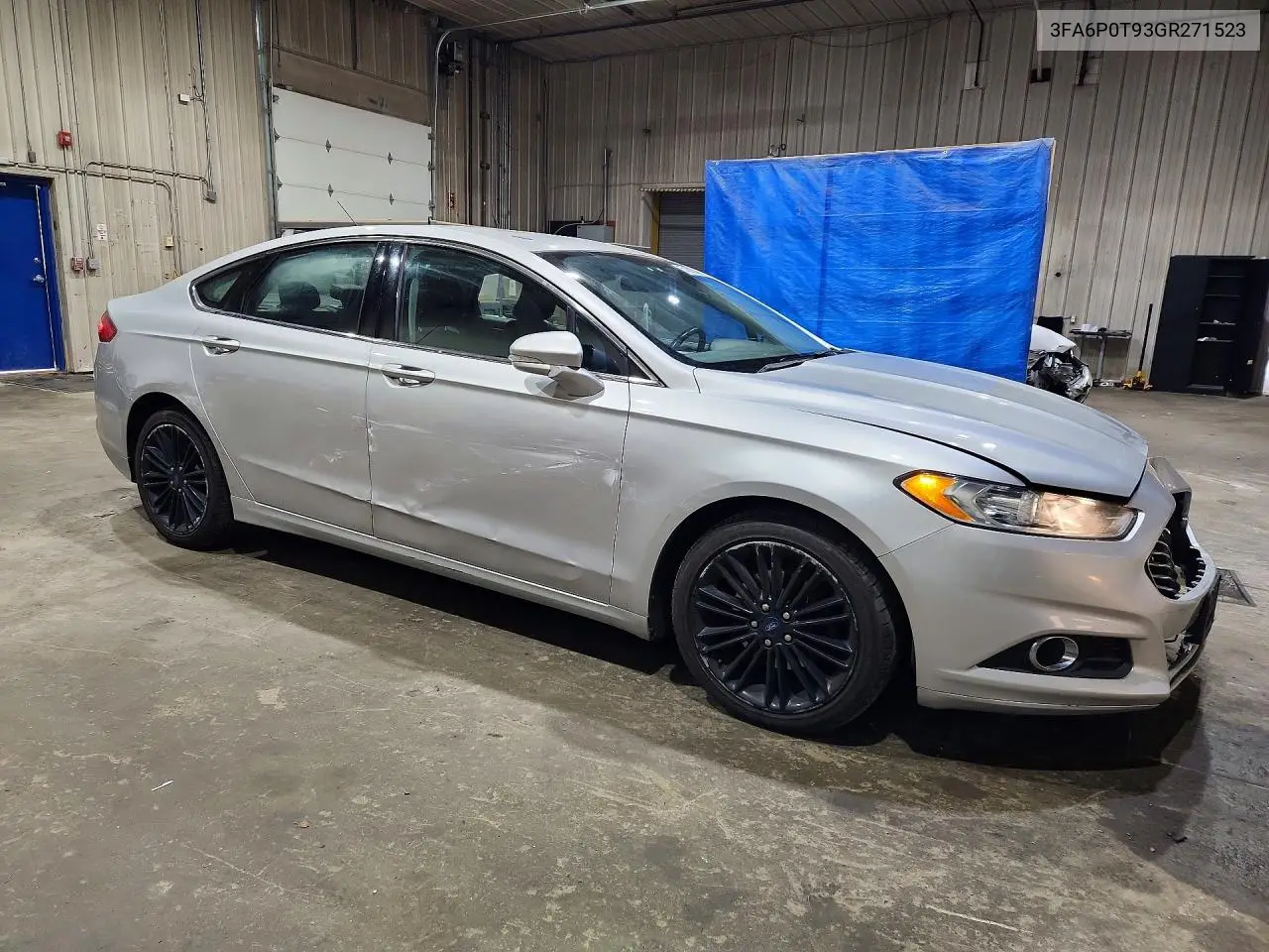 2016 Ford Fusion Se VIN: 3FA6P0T93GR271523 Lot: 57061566