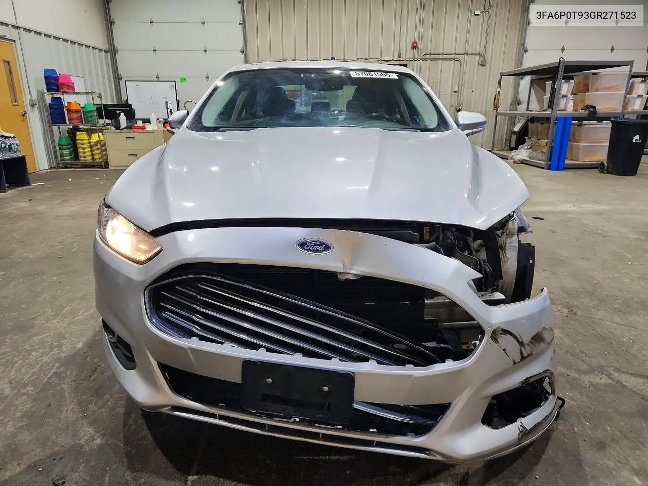 2016 Ford Fusion Se VIN: 3FA6P0T93GR271523 Lot: 57061566