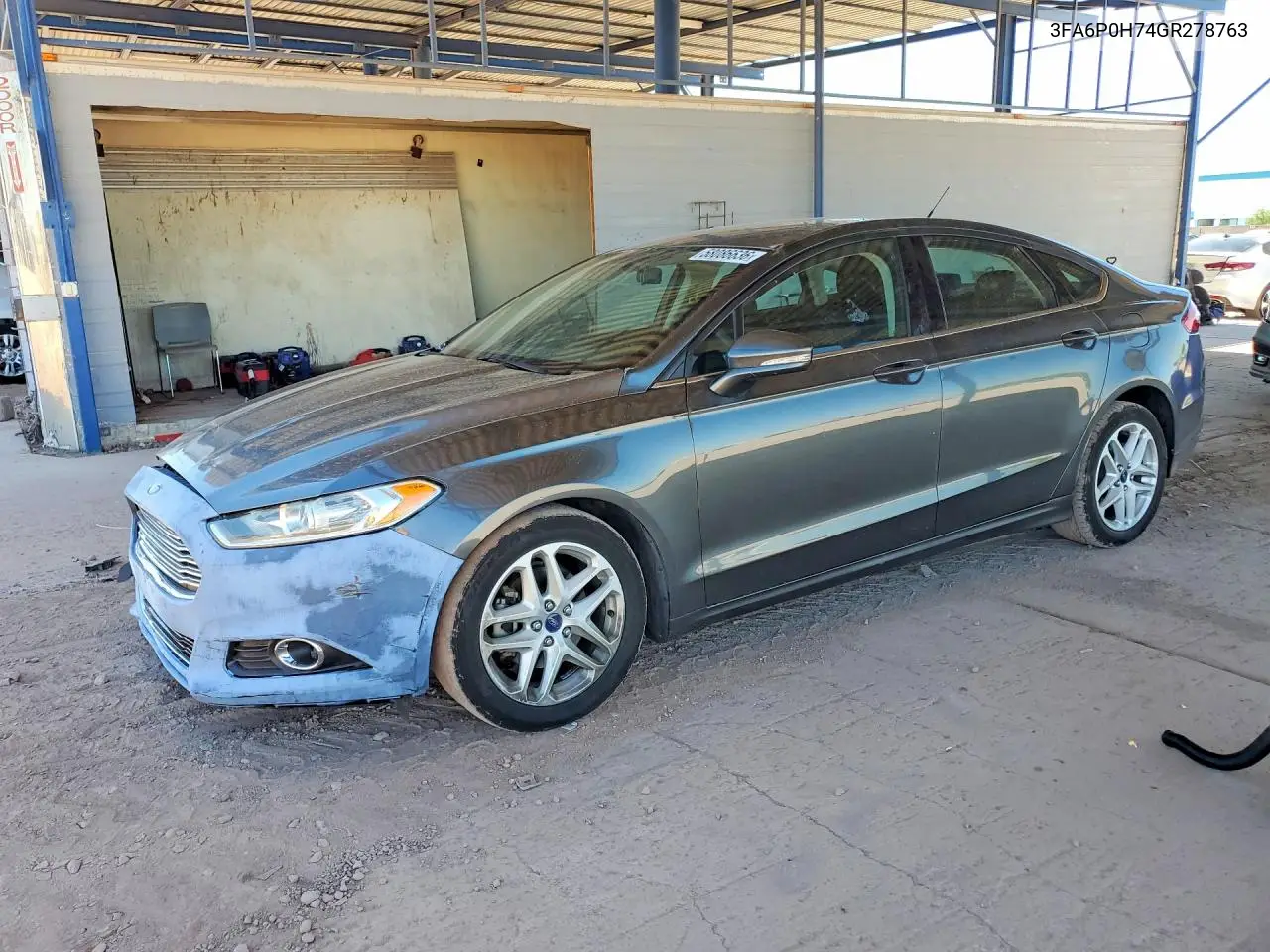 2016 Ford Fusion Se VIN: 3FA6P0H74GR278763 Lot: 58086636
