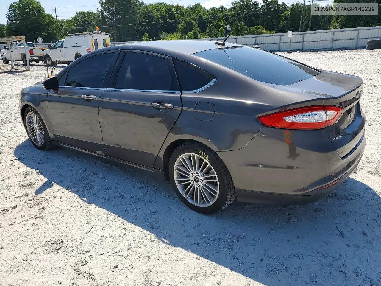 2016 Ford Fusion Se VIN: 3FA6P0H7XGR140239 Lot: 59838466