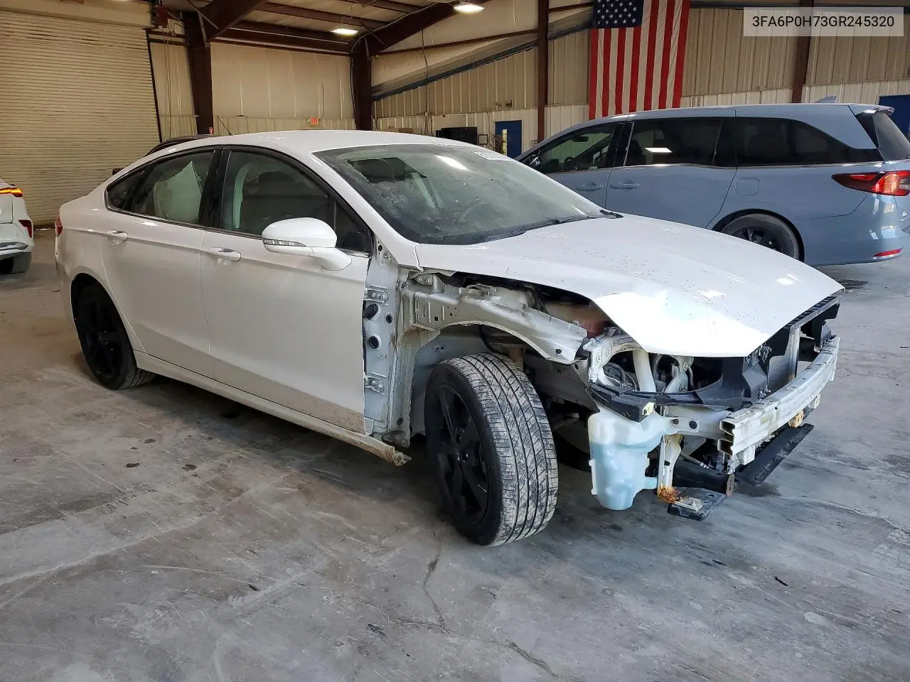 2016 Ford Fusion Se VIN: 3FA6P0H73GR245320 Lot: 61371416