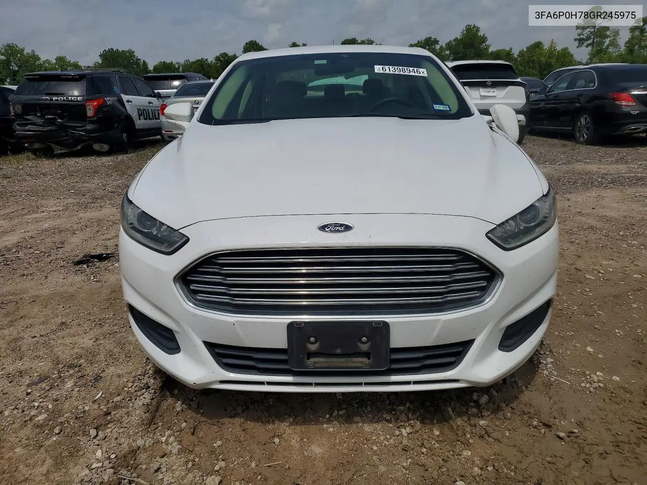 2016 Ford Fusion Se VIN: 3FA6P0H78GR245975 Lot: 61398946