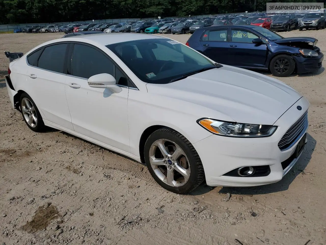 2016 Ford Fusion Se VIN: 3FA6P0HD7GR397770 Lot: 61674126