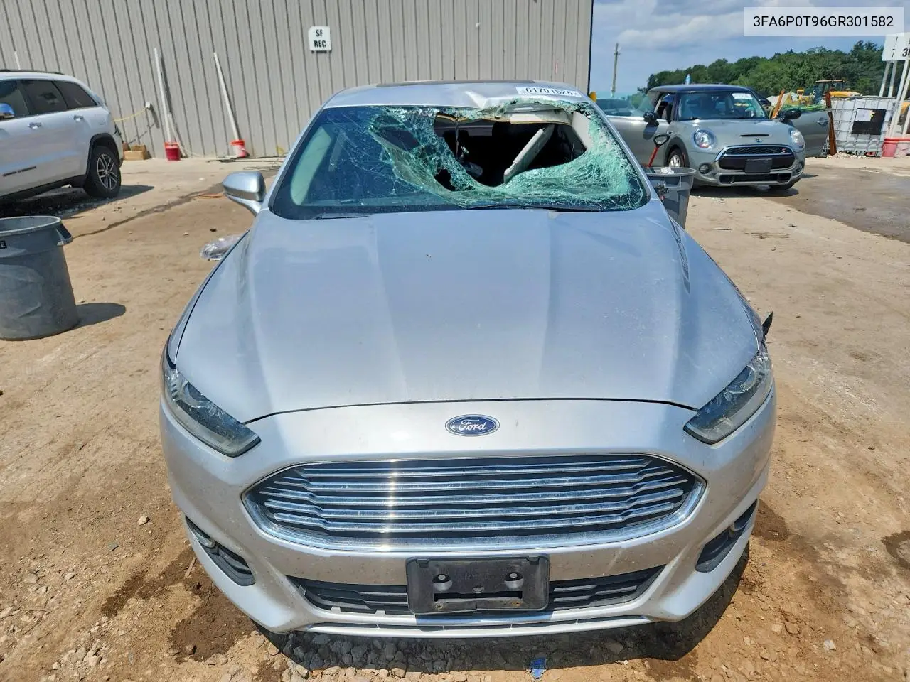 3FA6P0T96GR301582 2016 Ford Fusion Se