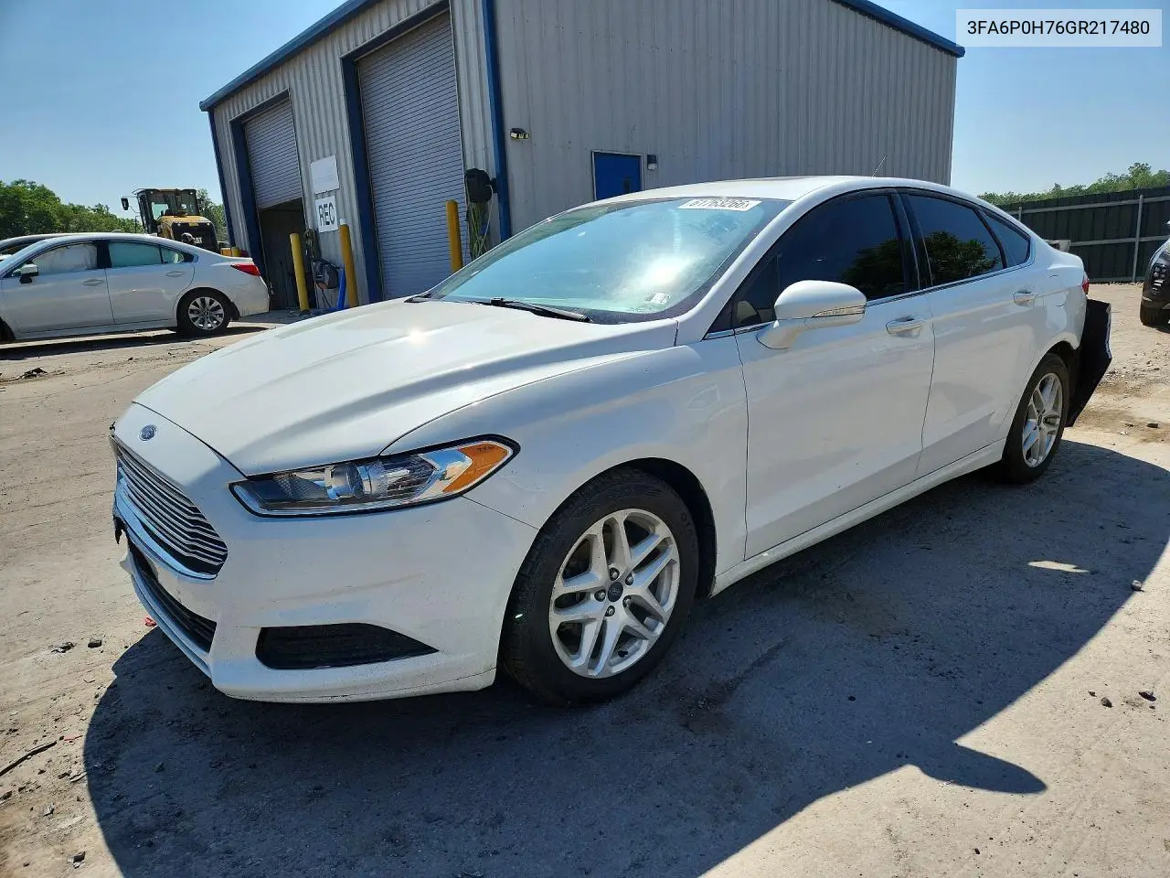 2016 Ford Fusion Se VIN: 3FA6P0H76GR217480 Lot: 61763266
