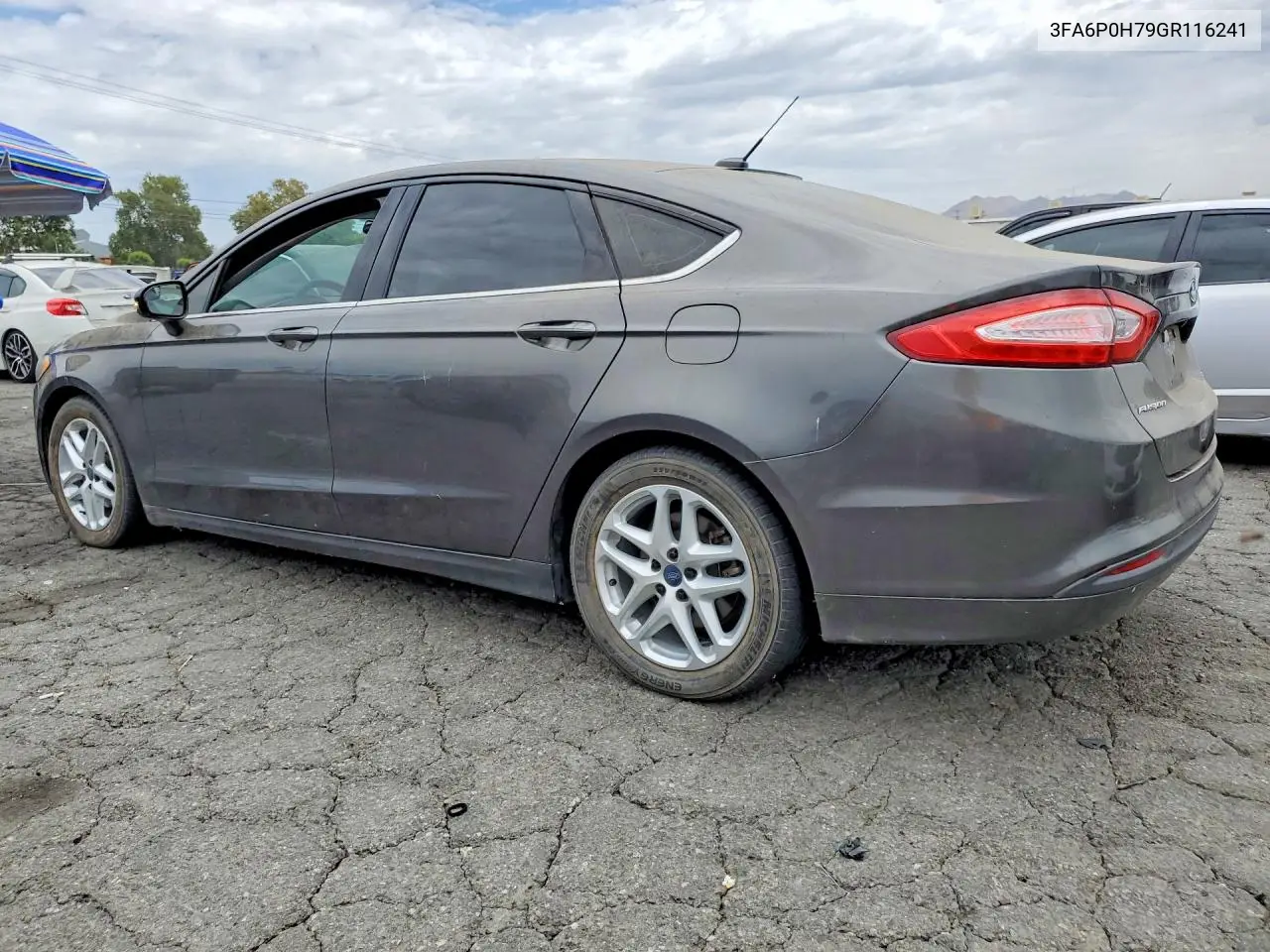 2016 Ford Fusion Se VIN: 3FA6P0H79GR116241 Lot: 61773556
