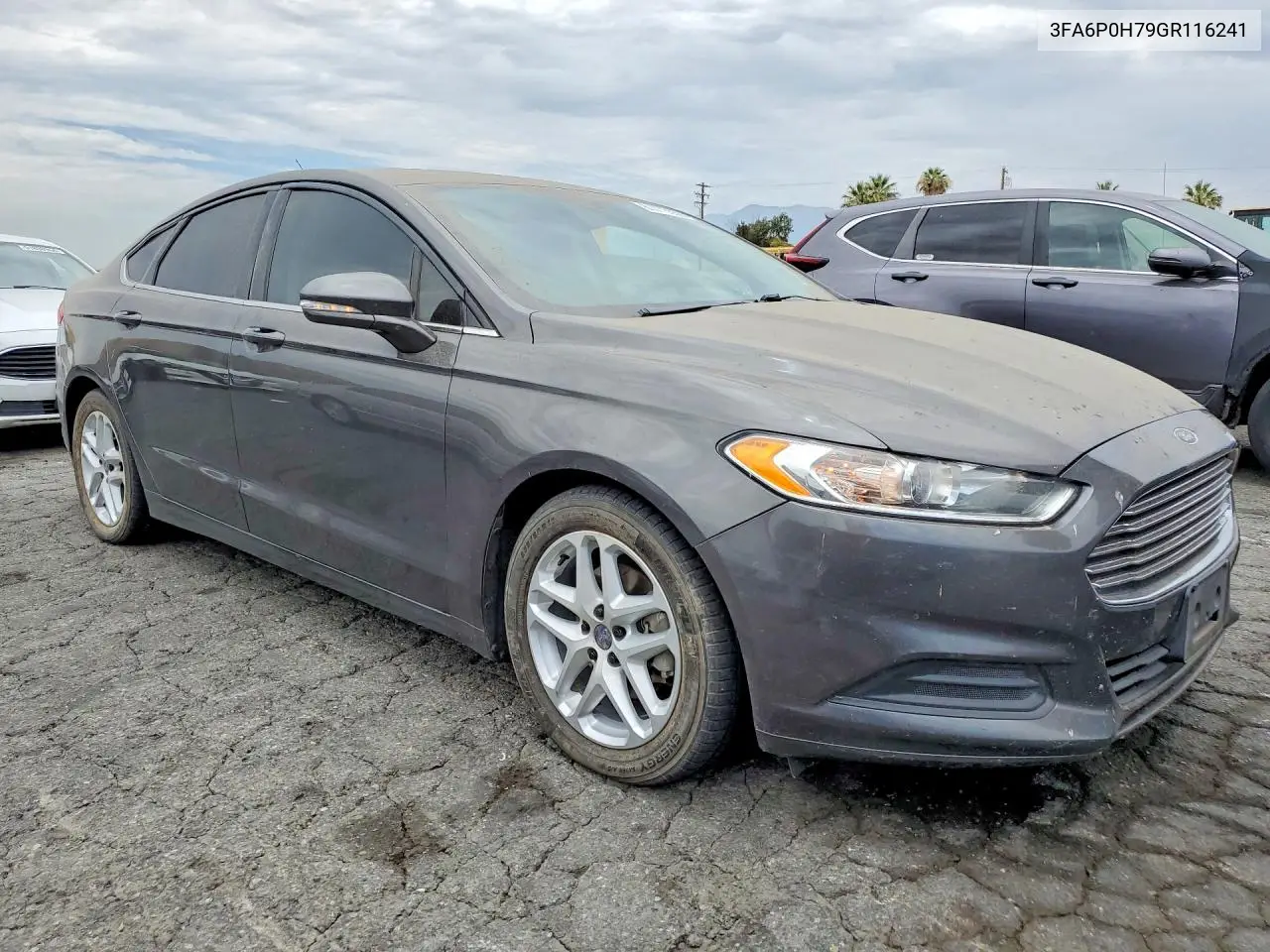 2016 Ford Fusion Se VIN: 3FA6P0H79GR116241 Lot: 61773556
