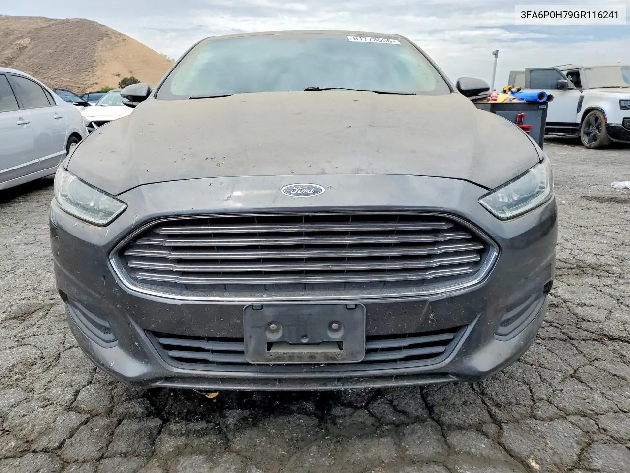 2016 Ford Fusion Se VIN: 3FA6P0H79GR116241 Lot: 61773556