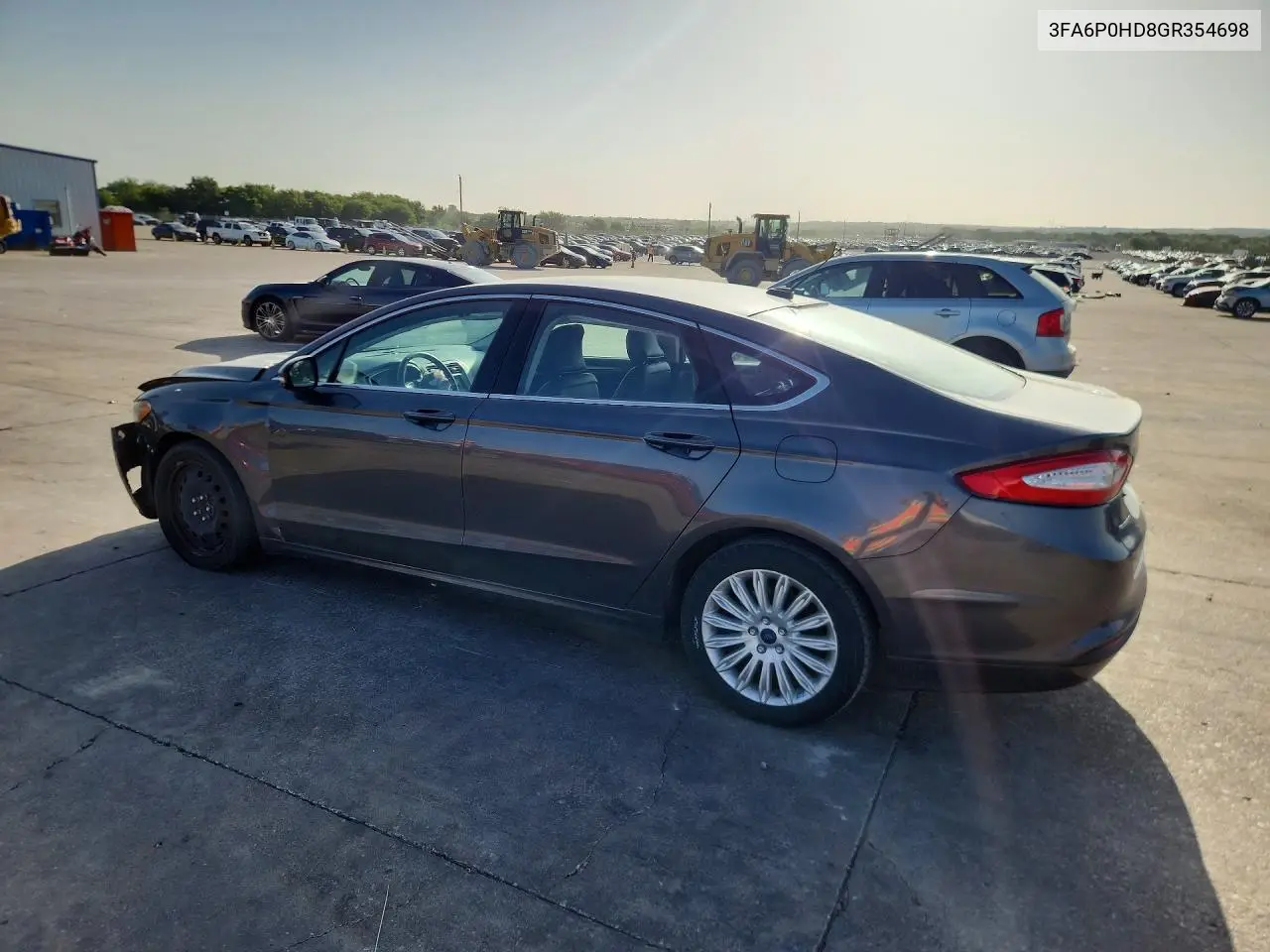 2016 Ford Fusion Se VIN: 3FA6P0HD8GR354698 Lot: 61911526