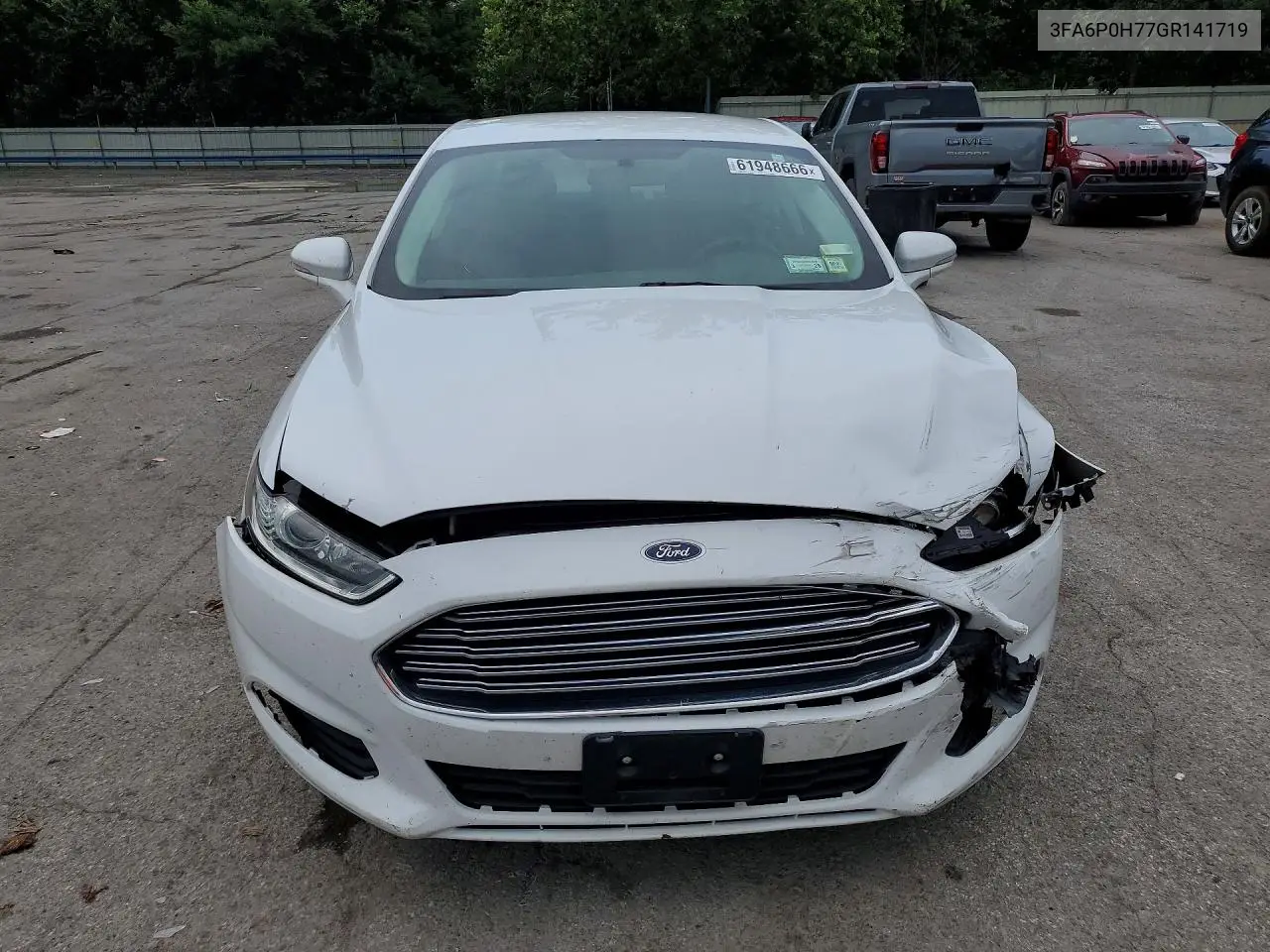 2016 Ford Fusion Se VIN: 3FA6P0H77GR141719 Lot: 61948666