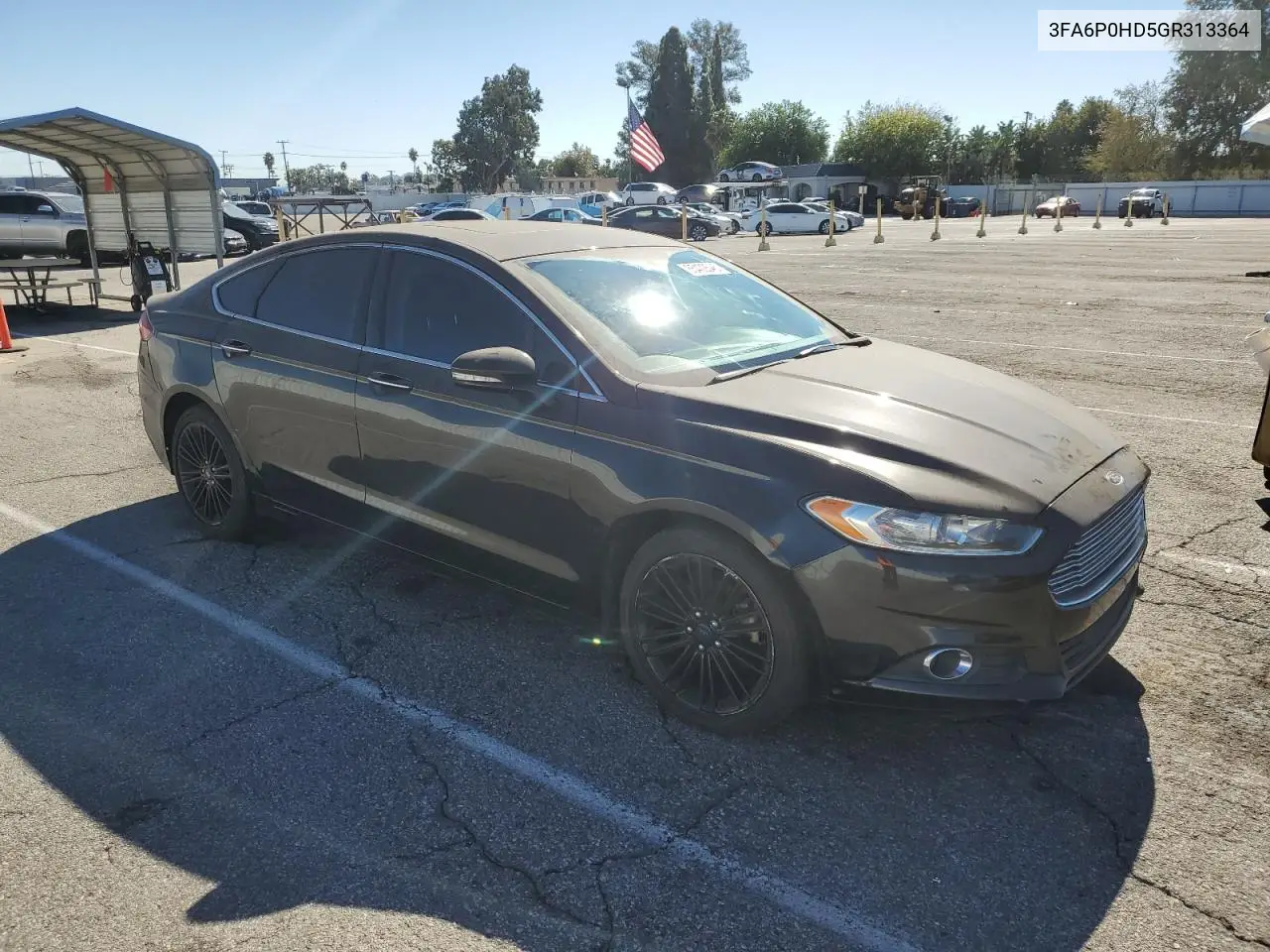 3FA6P0HD5GR313364 2016 Ford Fusion Se