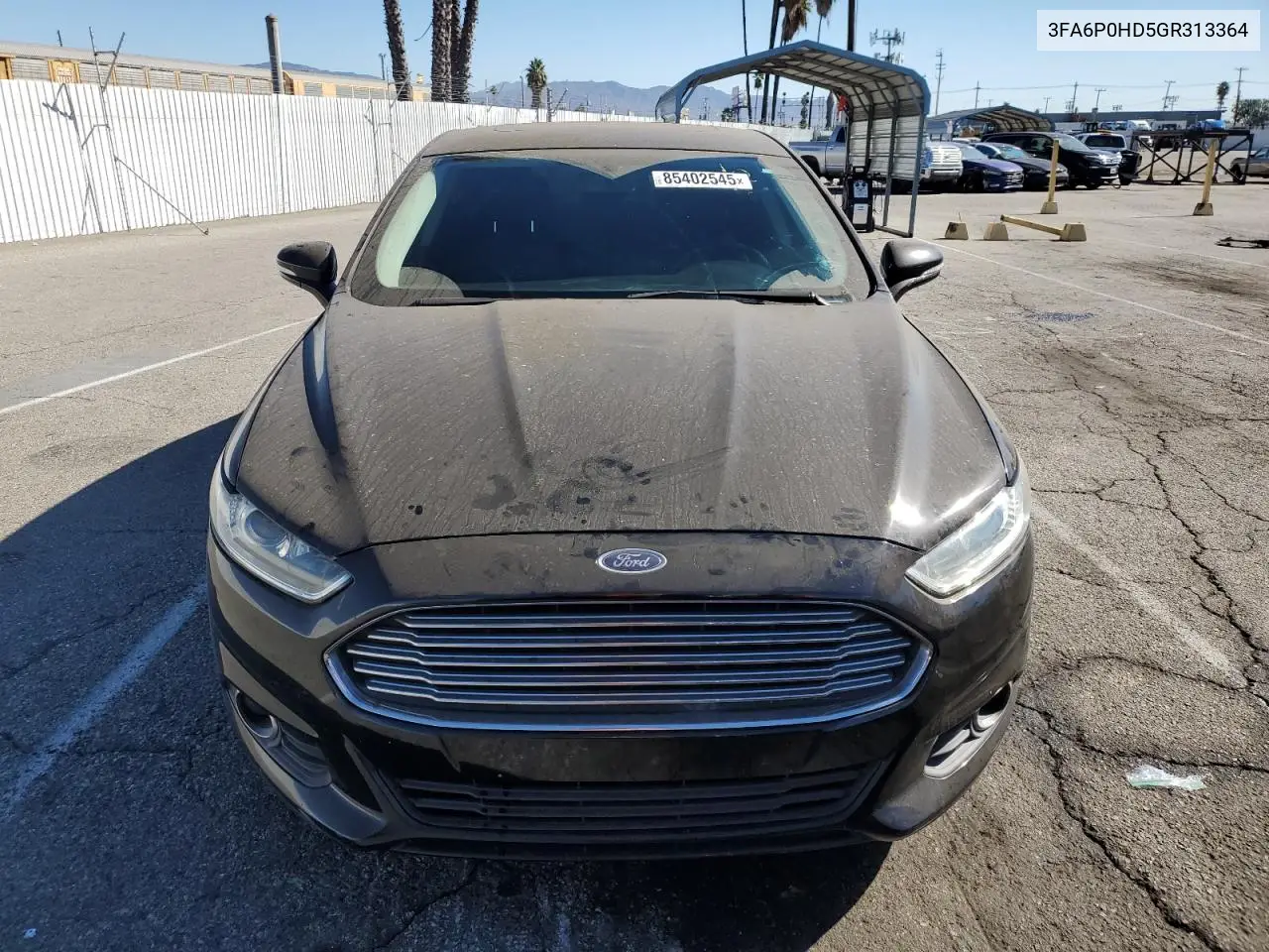 3FA6P0HD5GR313364 2016 Ford Fusion Se