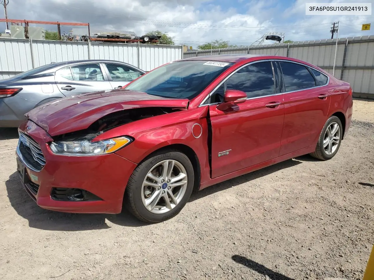 3FA6P0SU1GR241913 2016 Ford Fusion Titanium Phev