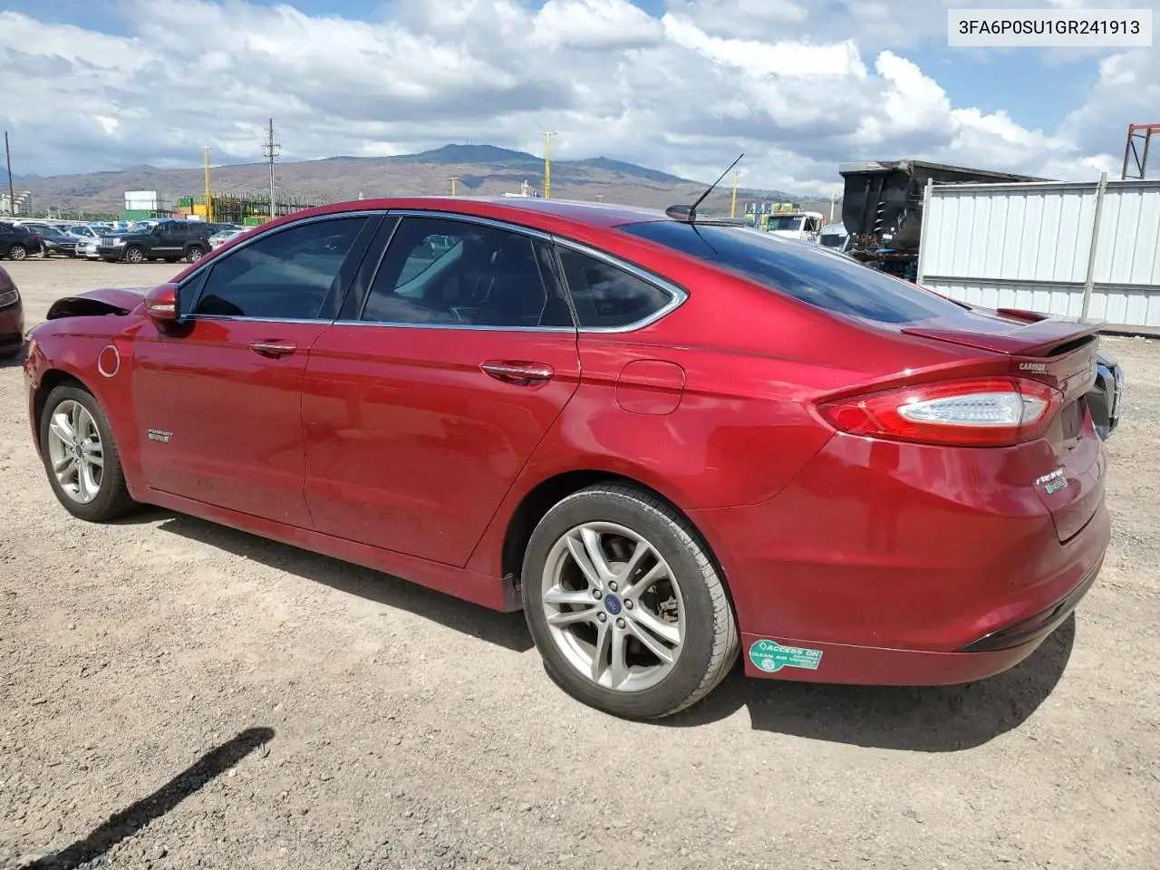 3FA6P0SU1GR241913 2016 Ford Fusion Titanium Phev