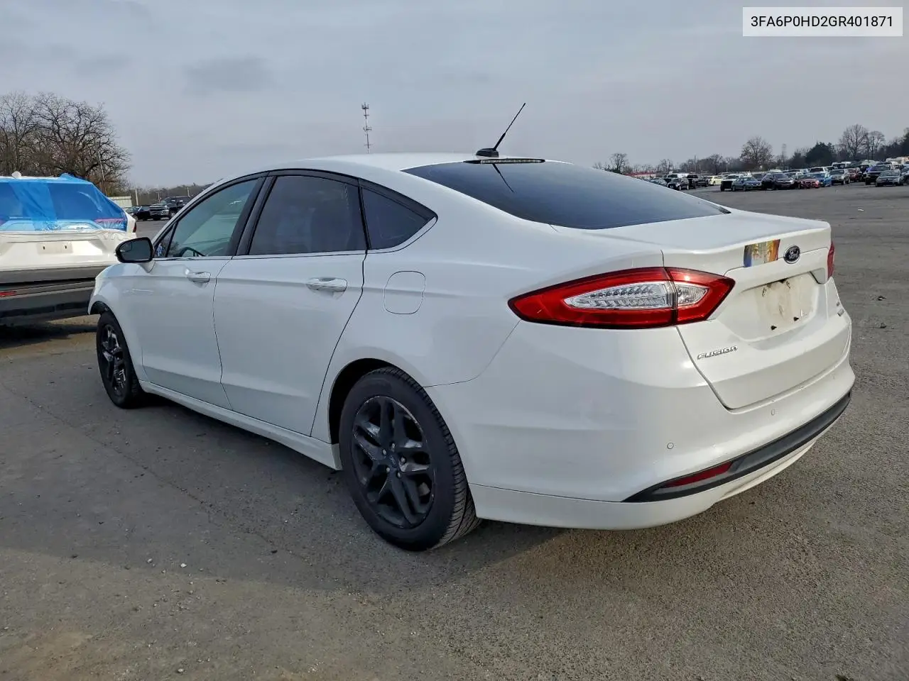 3FA6P0HD2GR401871 2016 Ford Fusion Se