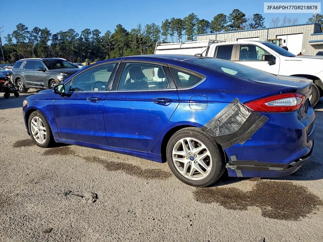 3FA6P0H77GR218878 2016 Ford Fusion Se