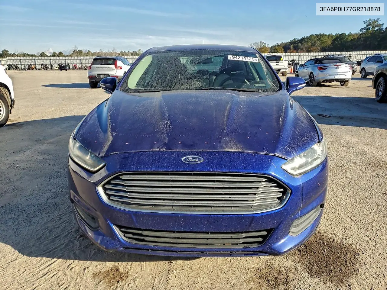 3FA6P0H77GR218878 2016 Ford Fusion Se