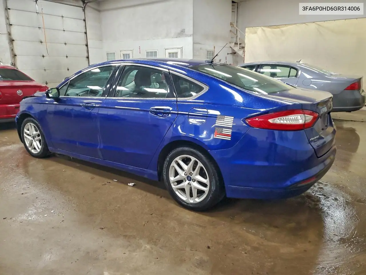 3FA6P0HD6GR314006 2016 Ford Fusion Se