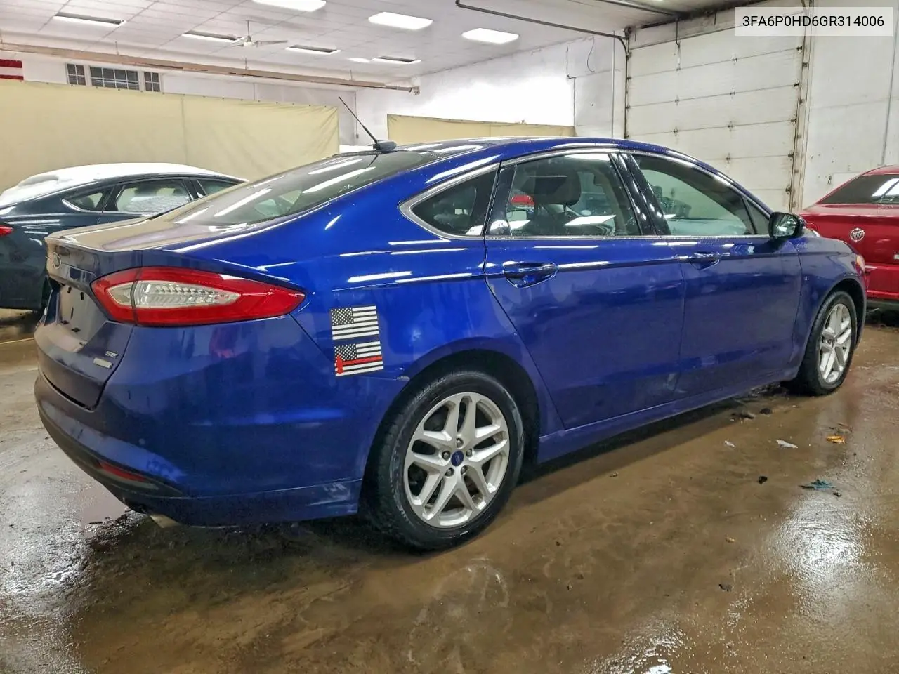3FA6P0HD6GR314006 2016 Ford Fusion Se