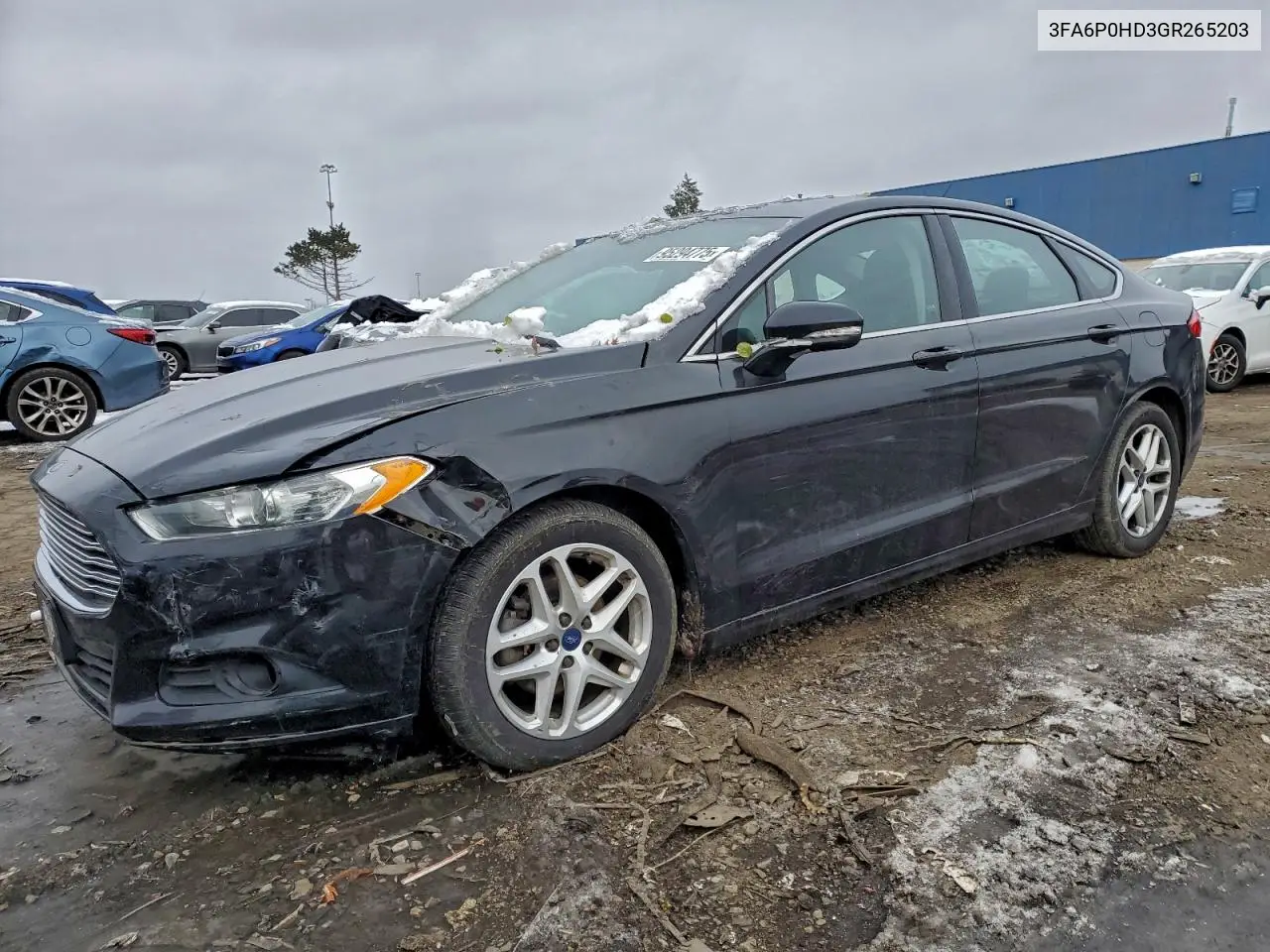 3FA6P0HD3GR265203 2016 Ford Fusion Se