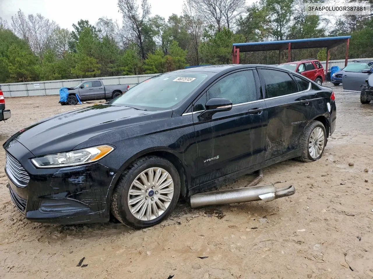 3FA6P0LU0GR387881 2016 Ford Fusion Se Hybrid