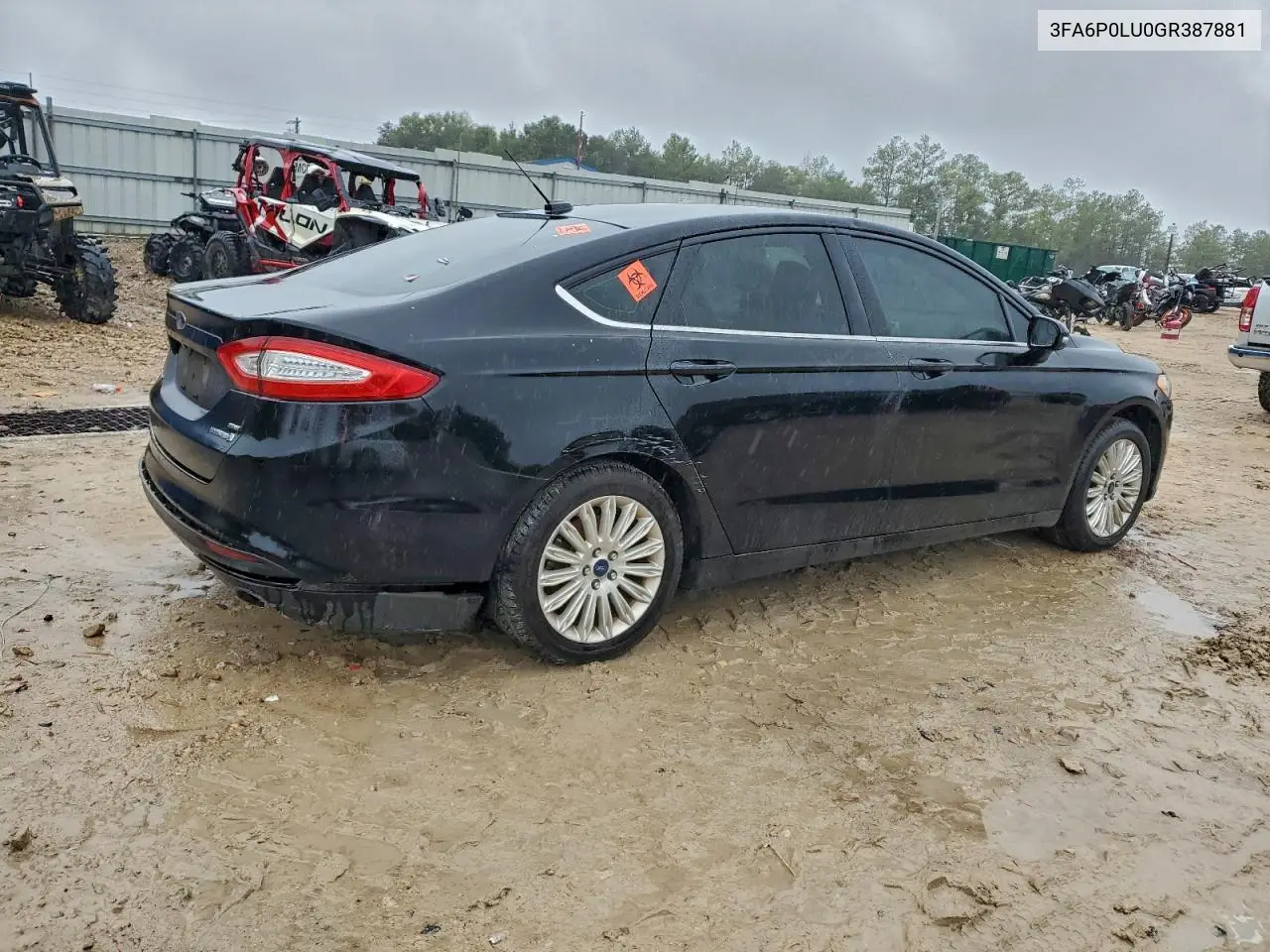 3FA6P0LU0GR387881 2016 Ford Fusion Se Hybrid