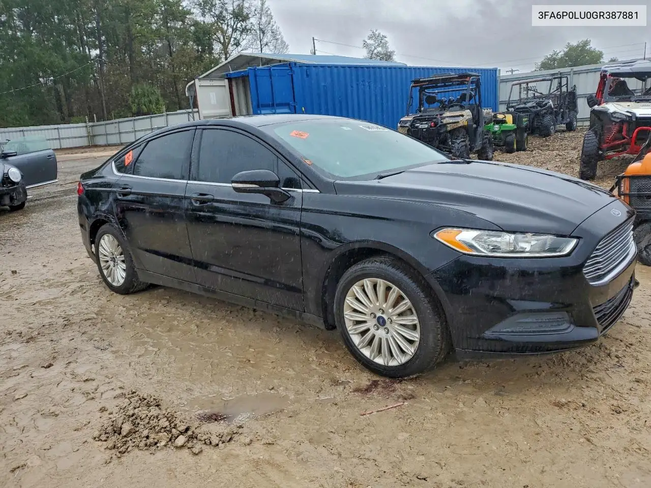 3FA6P0LU0GR387881 2016 Ford Fusion Se Hybrid
