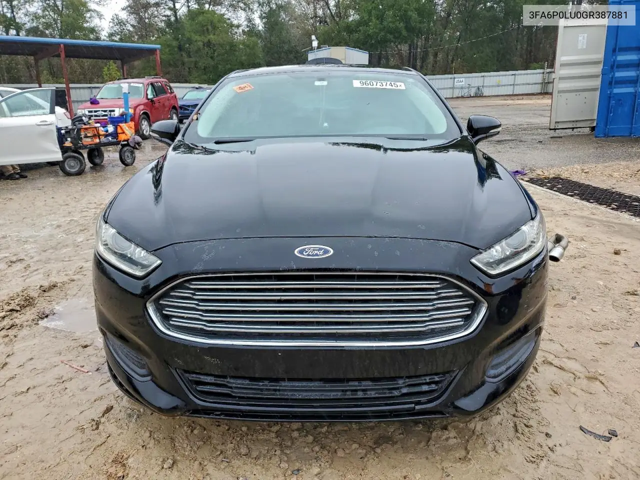 3FA6P0LU0GR387881 2016 Ford Fusion Se Hybrid