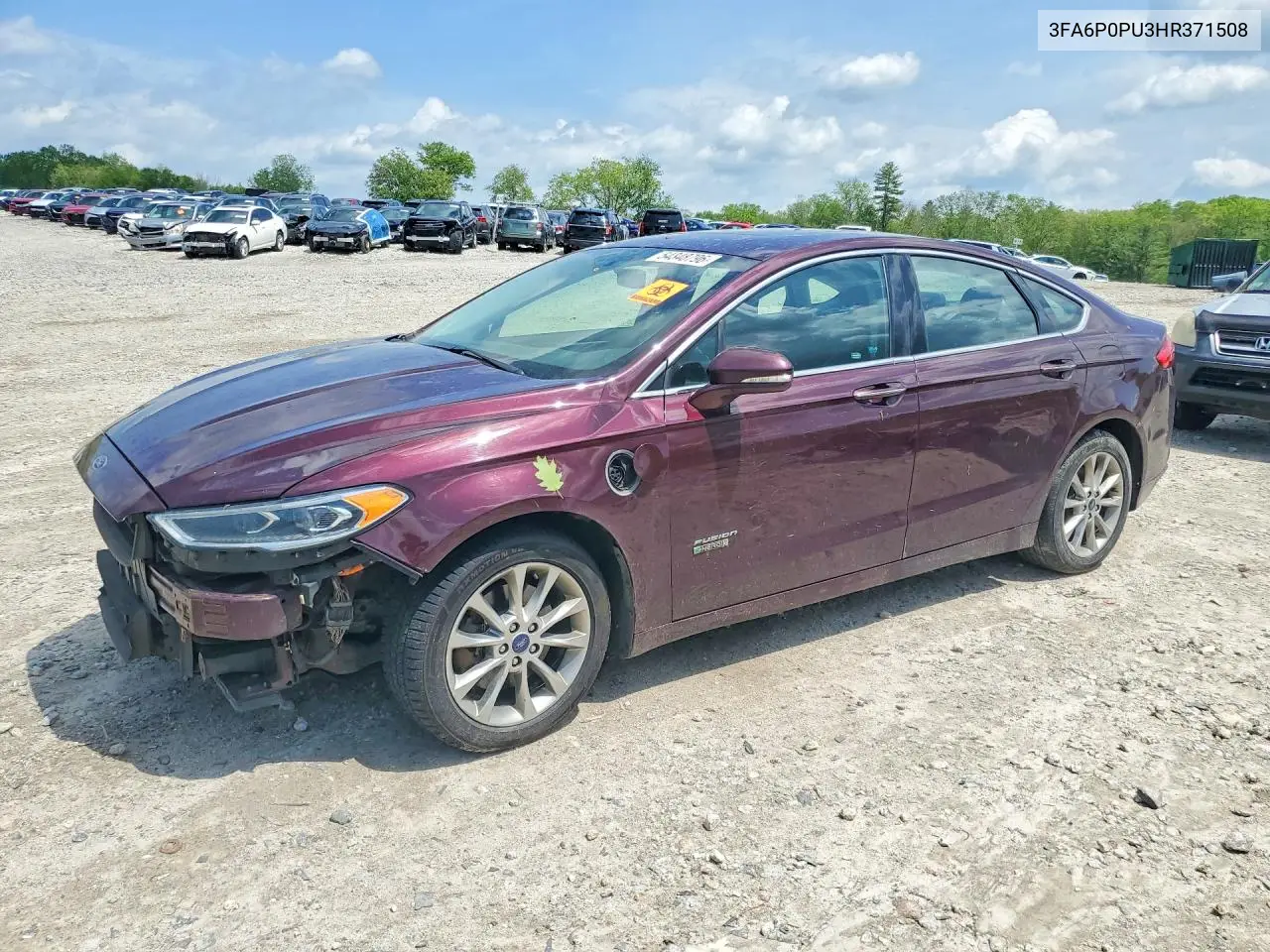 2017 Ford Fusion Se Phev