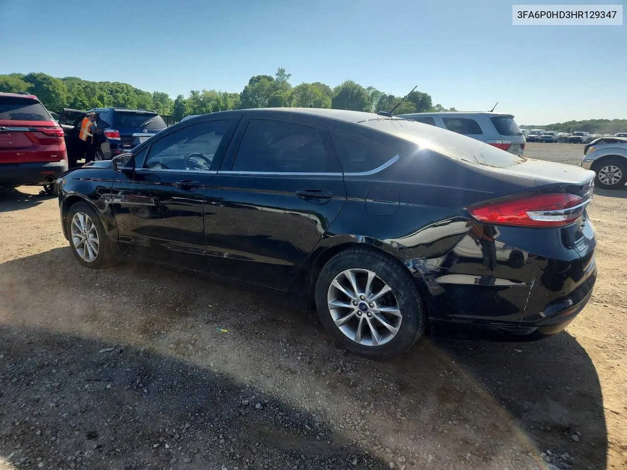 3FA6P0HD3HR129347 2017 Ford Fusion Se