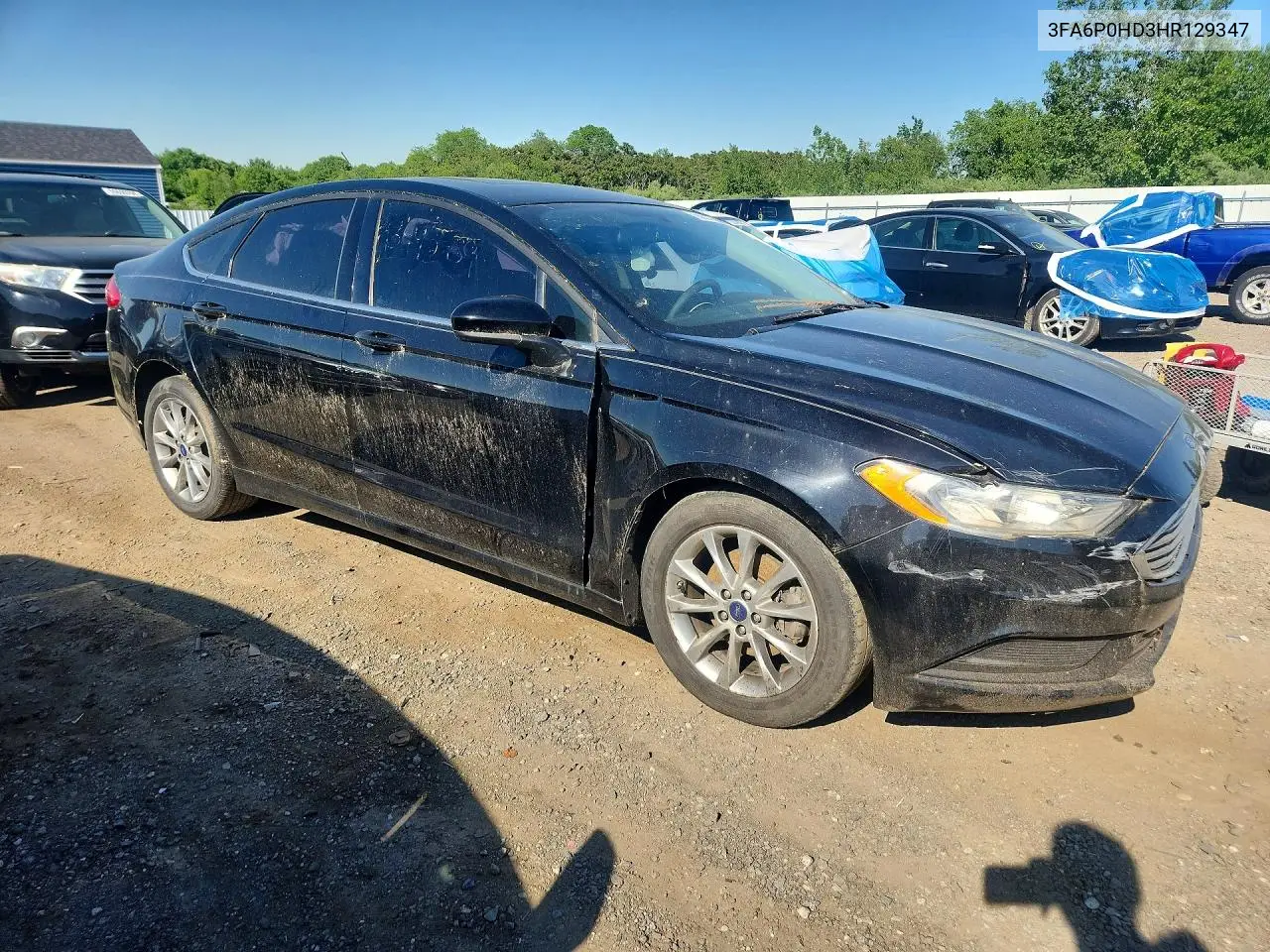 3FA6P0HD3HR129347 2017 Ford Fusion Se