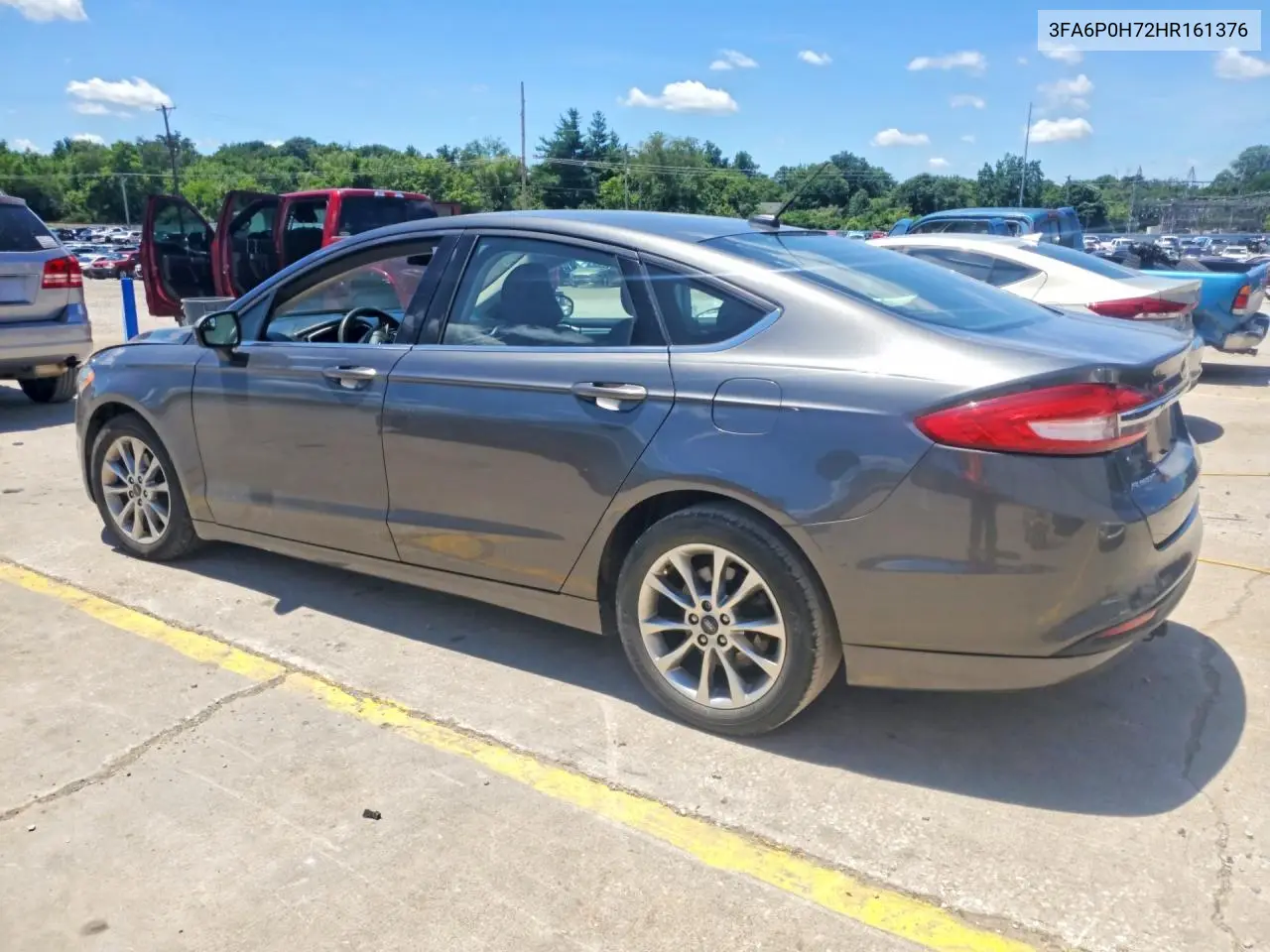 2017 Ford Fusion Se VIN: 3FA6P0H72HR161376 Lot: 57921226