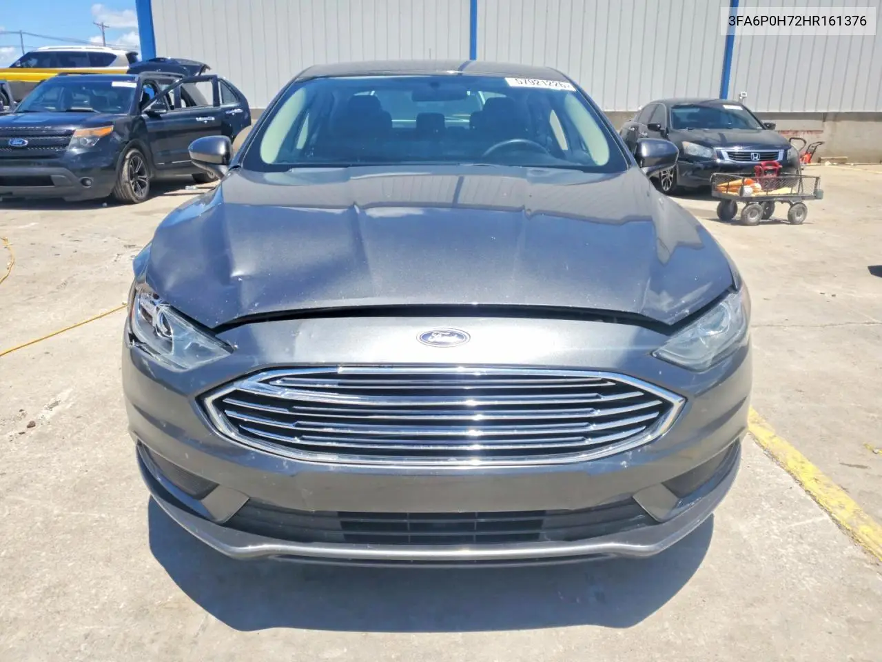 2017 Ford Fusion Se VIN: 3FA6P0H72HR161376 Lot: 57921226