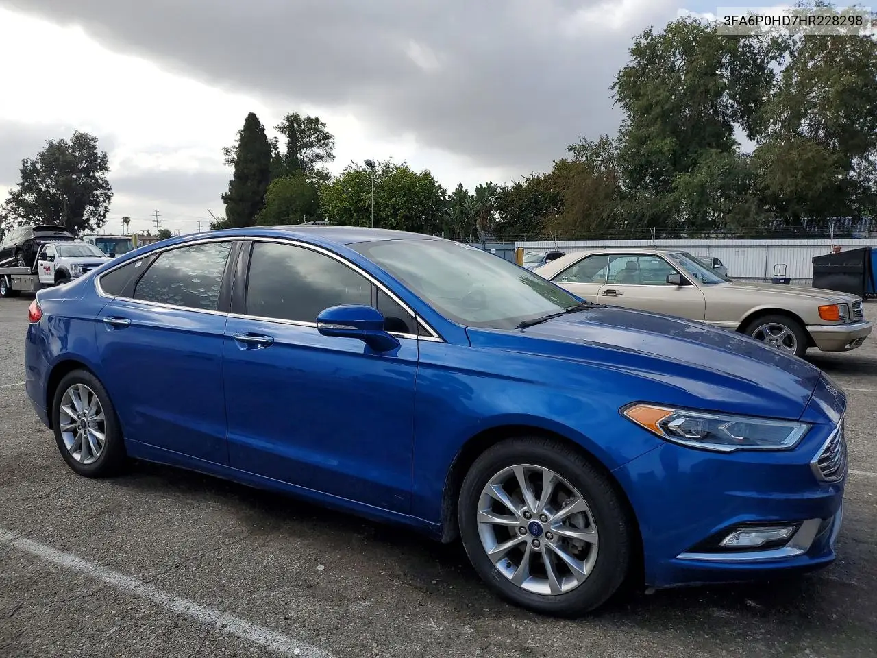 2017 Ford Fusion Se VIN: 3FA6P0HD7HR228298 Lot: 59535006