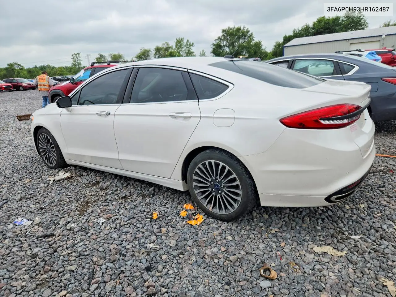 2017 Ford Fusion Se VIN: 3FA6P0H93HR162487 Lot: 59632816