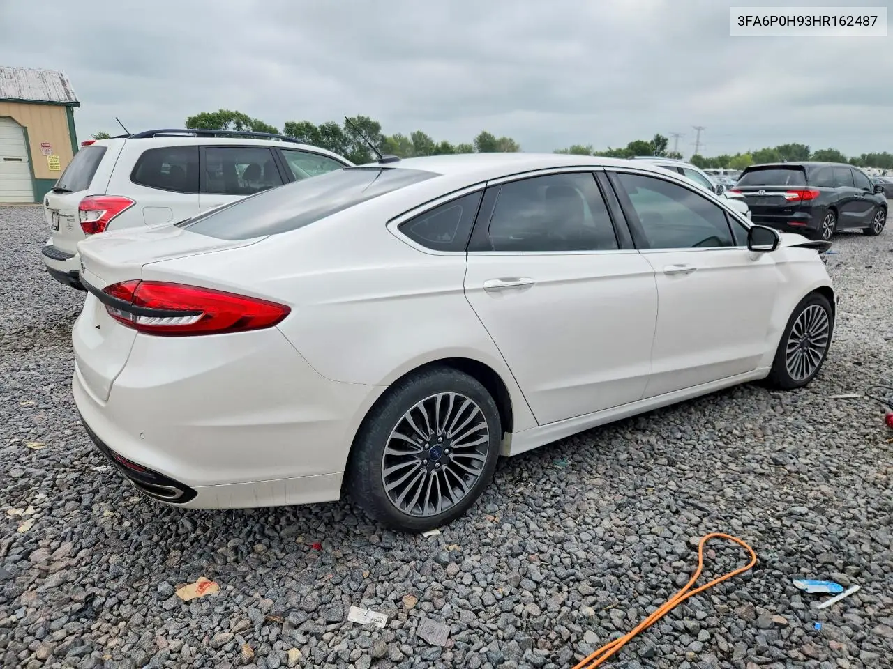 2017 Ford Fusion Se VIN: 3FA6P0H93HR162487 Lot: 59632816