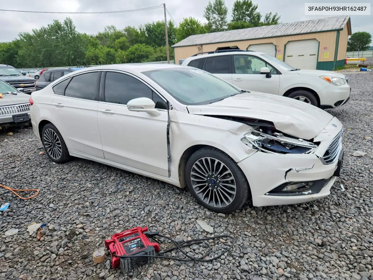 2017 Ford Fusion Se VIN: 3FA6P0H93HR162487 Lot: 59632816