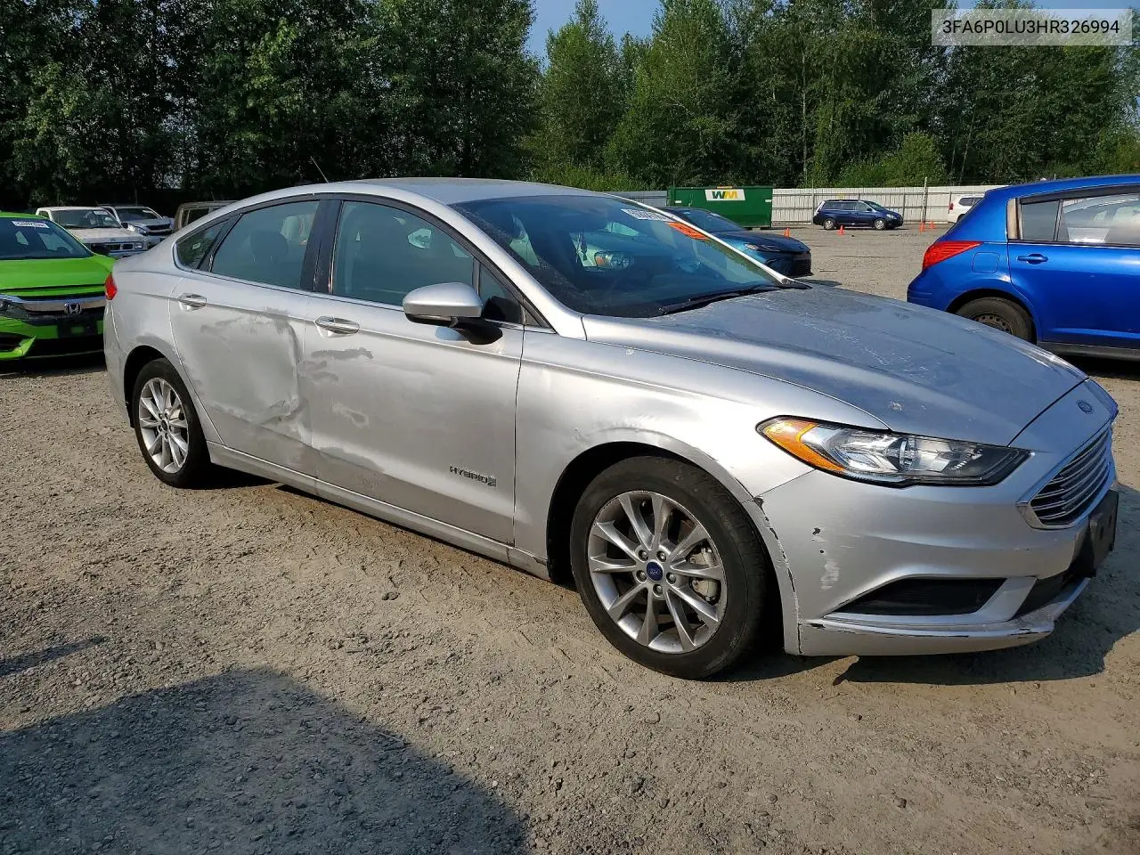 3FA6P0LU3HR326994 2017 Ford Fusion Se Hybrid