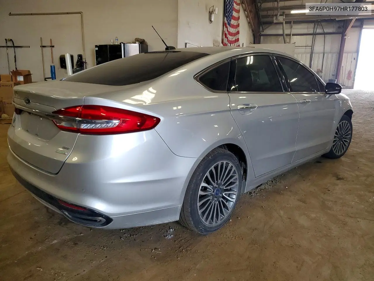 2017 Ford Fusion Se VIN: 3FA6P0H97HR177803 Lot: 60838916
