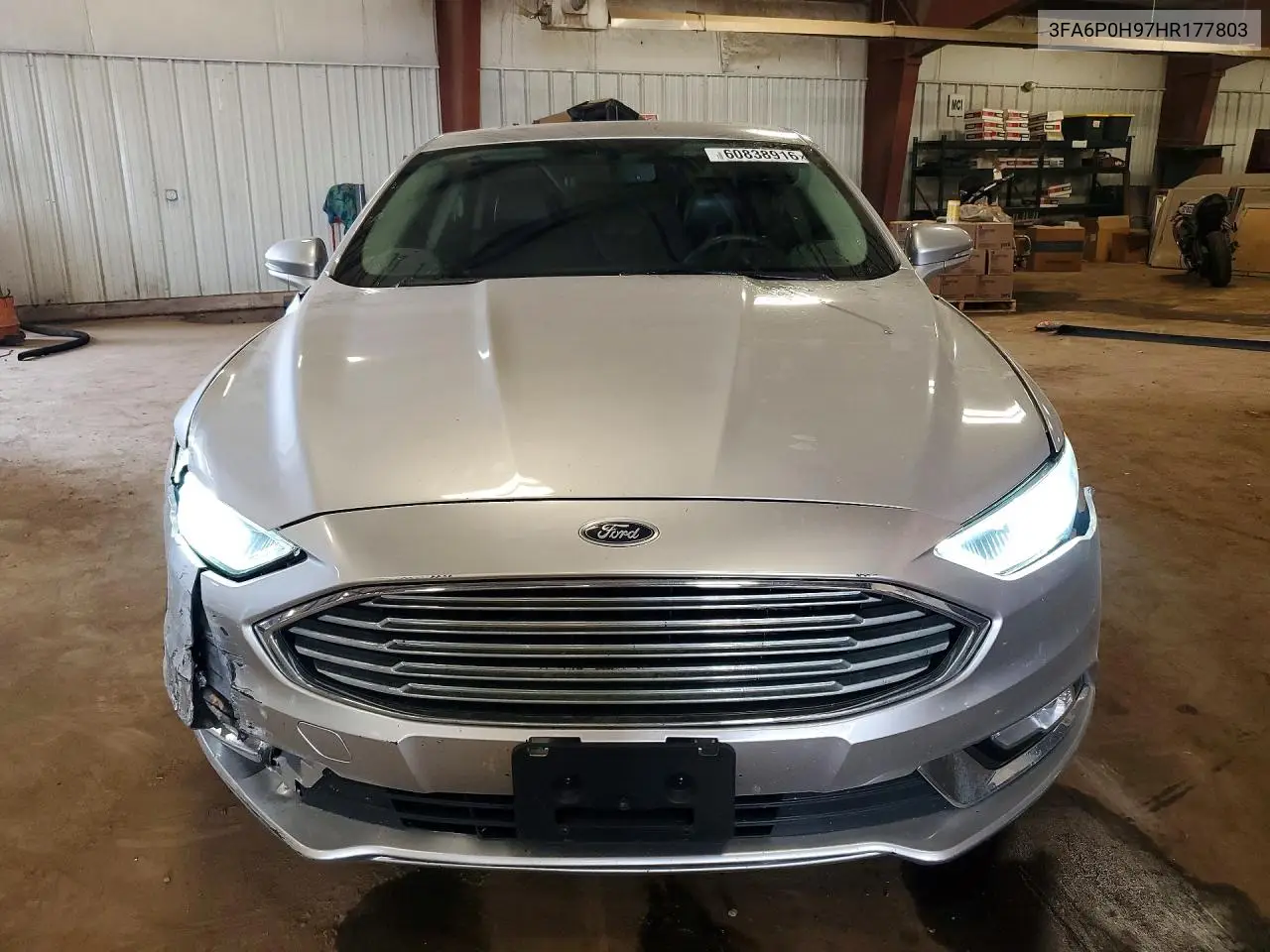 2017 Ford Fusion Se VIN: 3FA6P0H97HR177803 Lot: 60838916