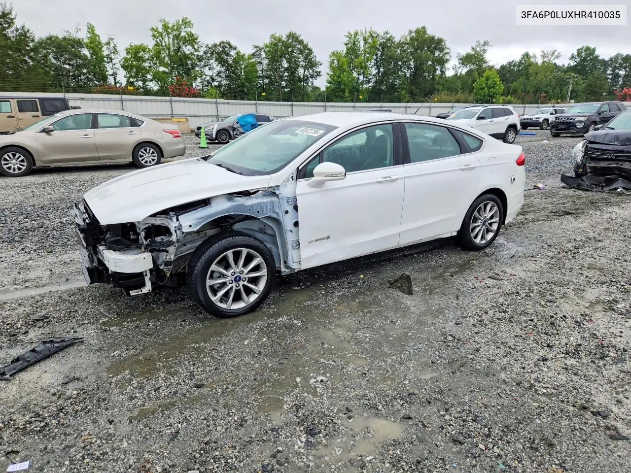 2017 Ford Fusion Se Hybrid VIN: 3FA6P0LUXHR410035 Lot: 60923756