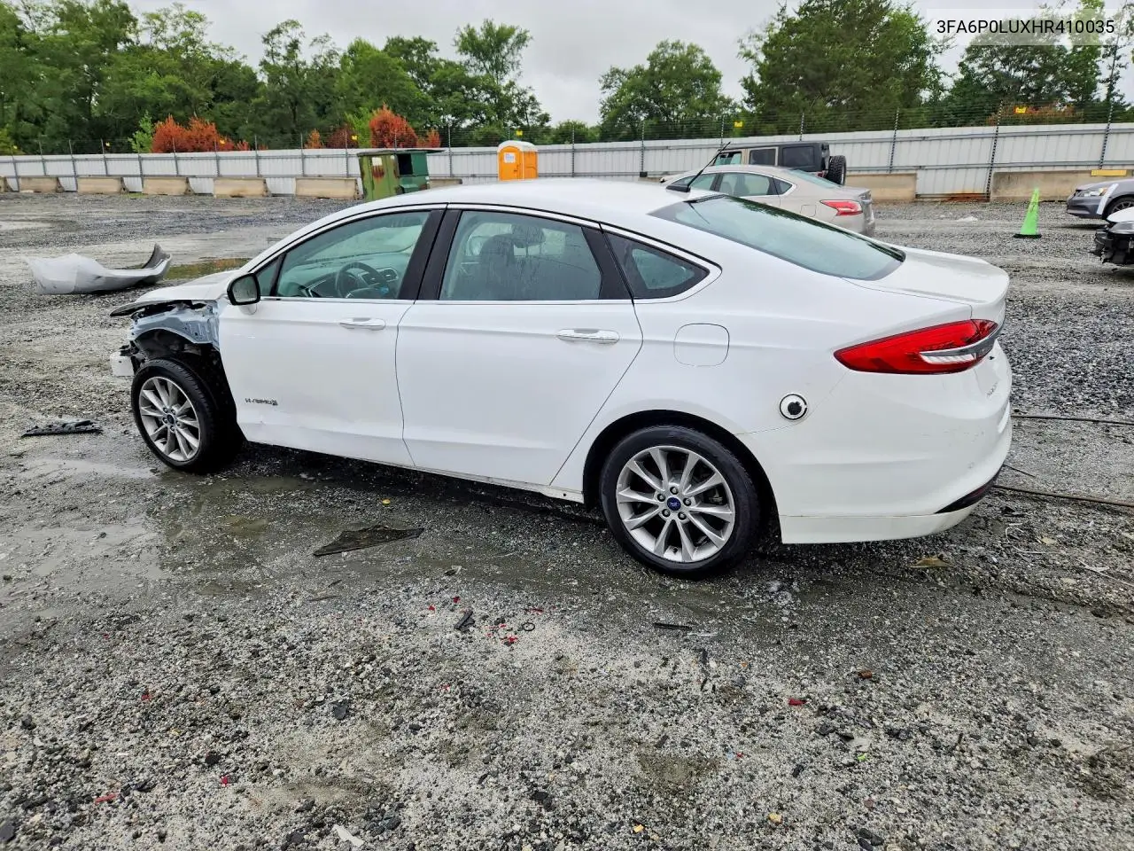 2017 Ford Fusion Se Hybrid VIN: 3FA6P0LUXHR410035 Lot: 60923756