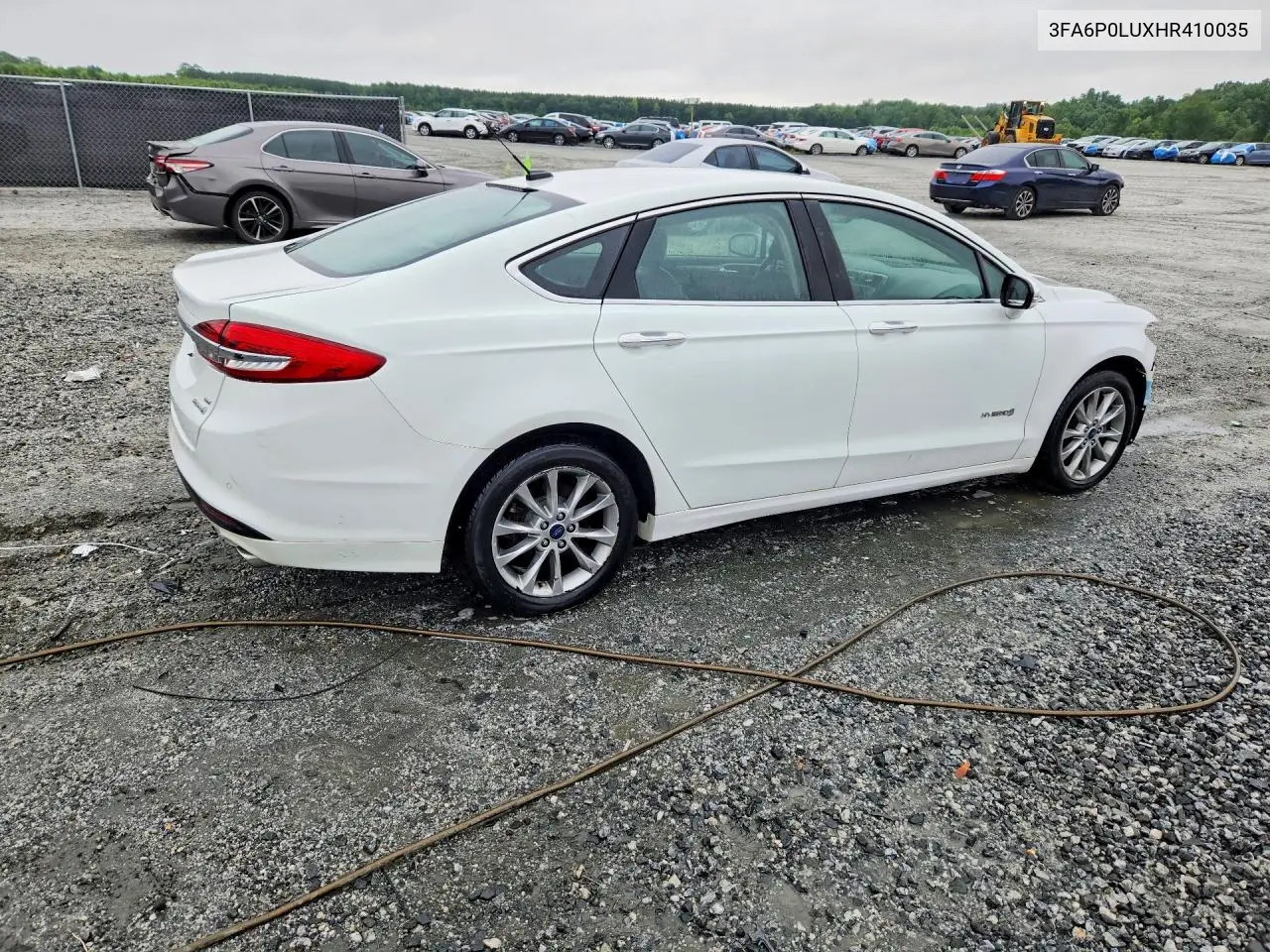 2017 Ford Fusion Se Hybrid VIN: 3FA6P0LUXHR410035 Lot: 60923756