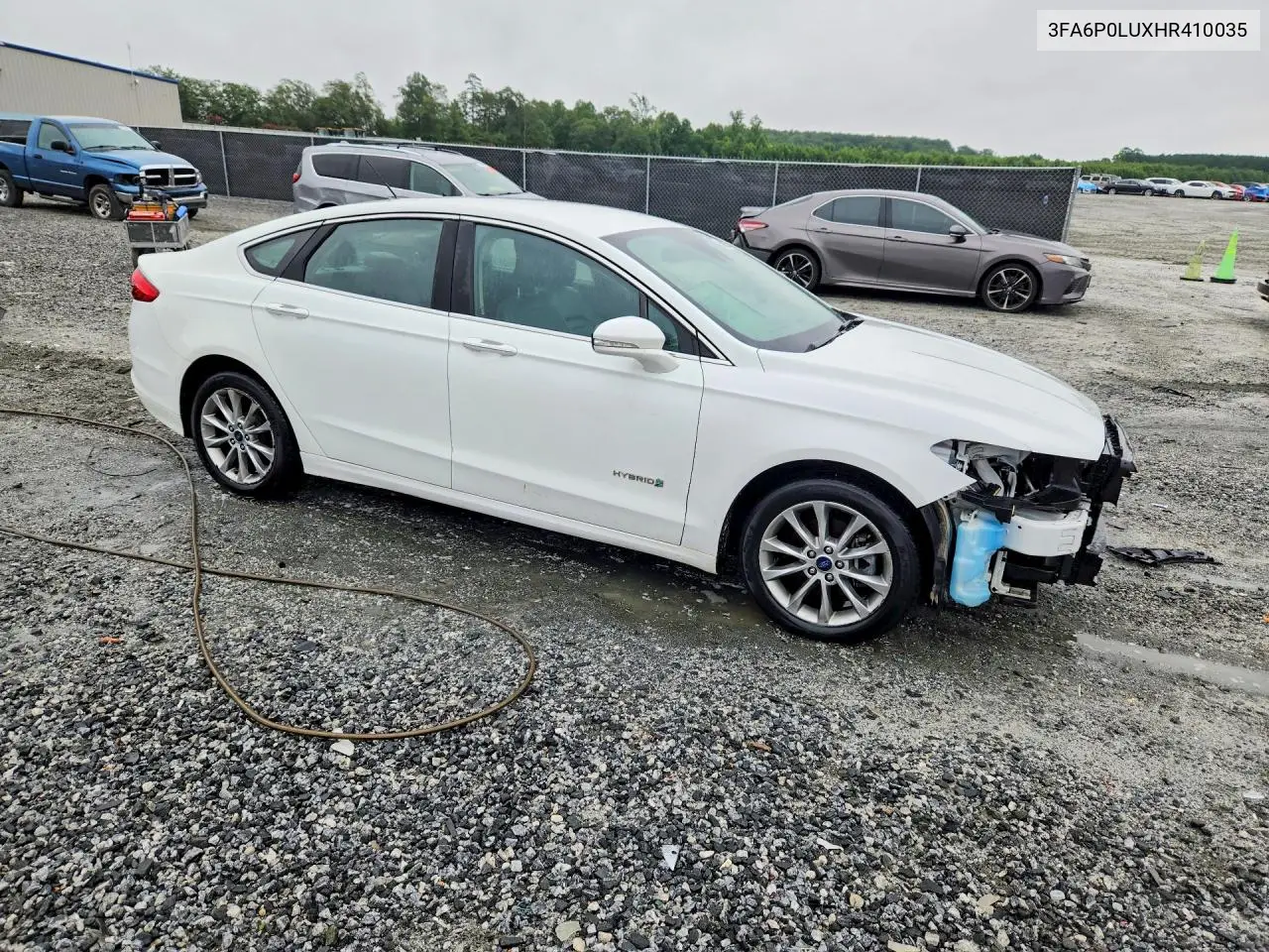 2017 Ford Fusion Se Hybrid VIN: 3FA6P0LUXHR410035 Lot: 60923756