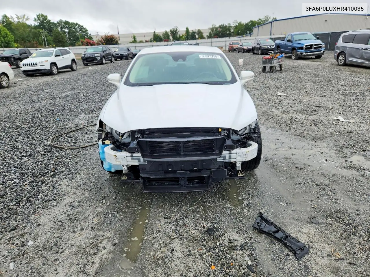 2017 Ford Fusion Se Hybrid VIN: 3FA6P0LUXHR410035 Lot: 60923756