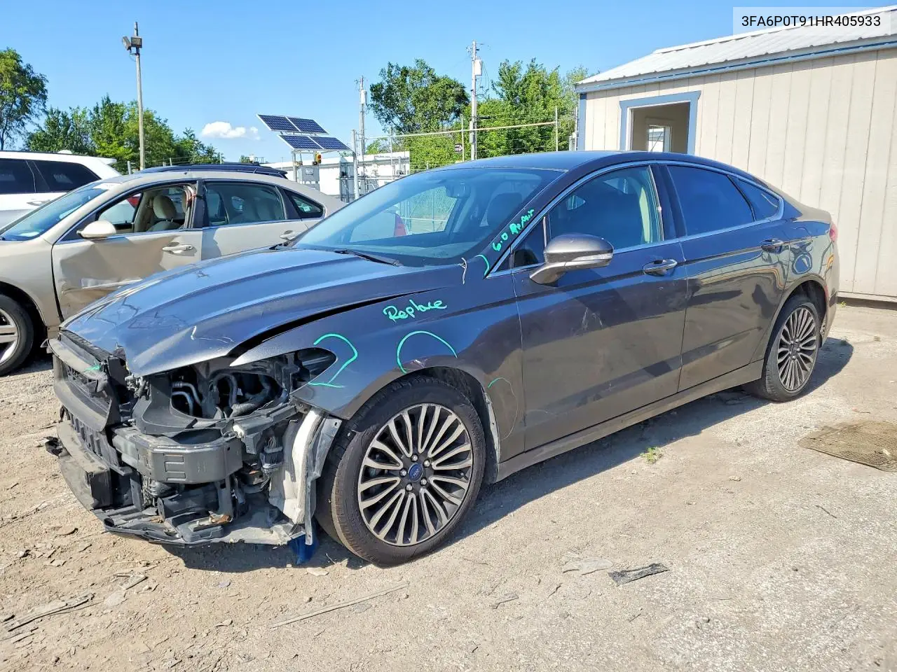 3FA6P0T91HR405933 2017 Ford Fusion Se