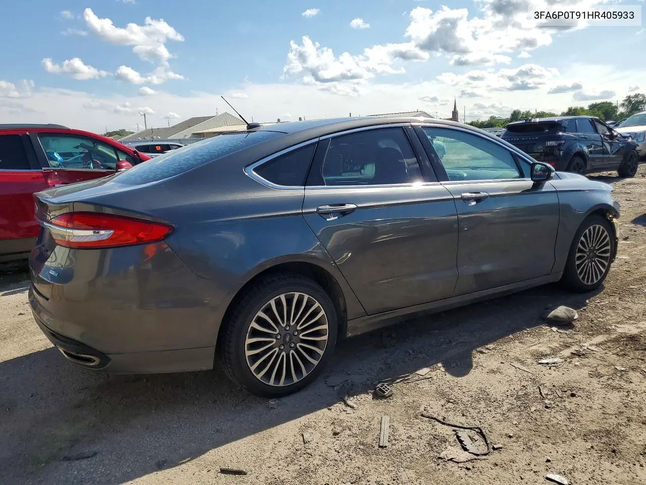 3FA6P0T91HR405933 2017 Ford Fusion Se