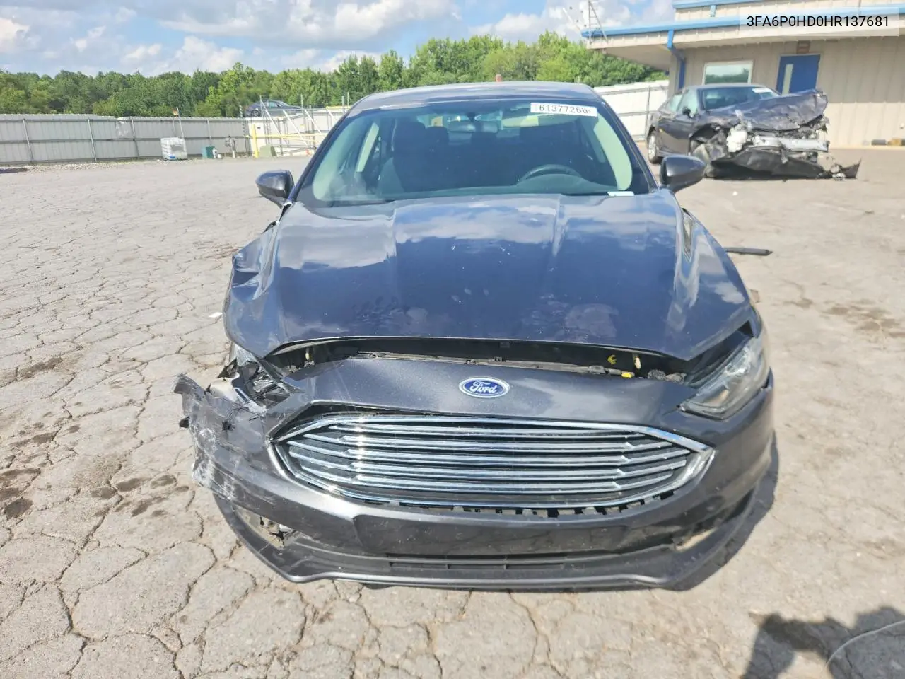 2017 Ford Fusion Se VIN: 3FA6P0HD0HR137681 Lot: 61377266