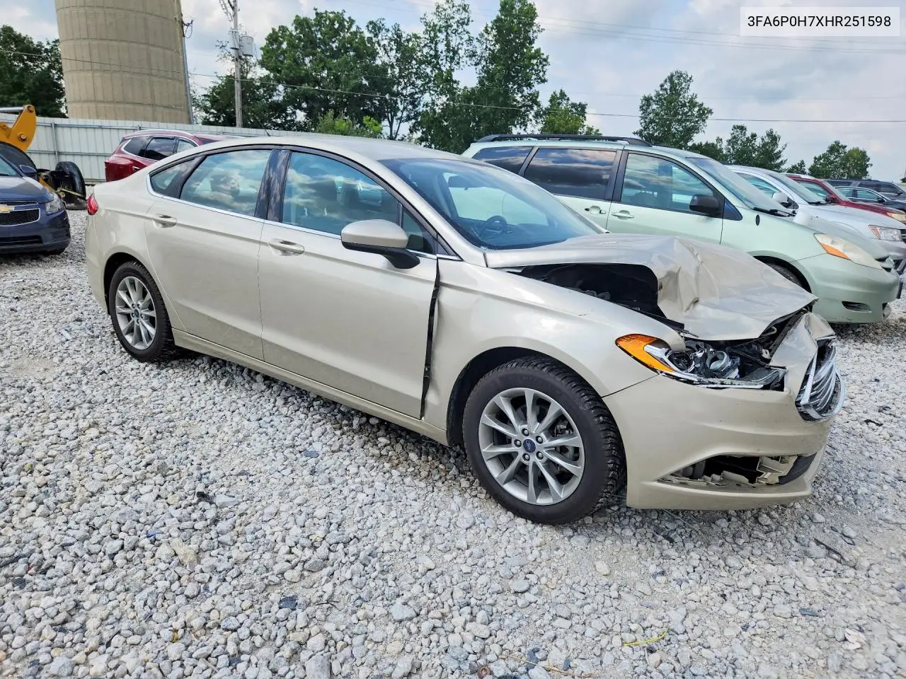 3FA6P0H7XHR251598 2017 Ford Fusion Se